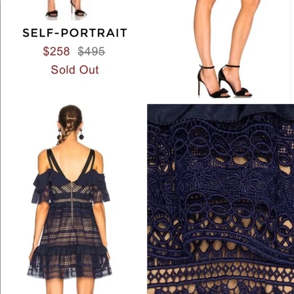 Self portrait dress size 6. Small - Picture 2 of 8